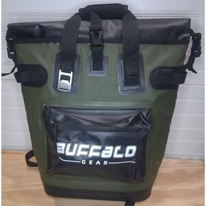 Buffalo Gear Cooler Backpack,18L Leakproof Bag Insulated Army Green